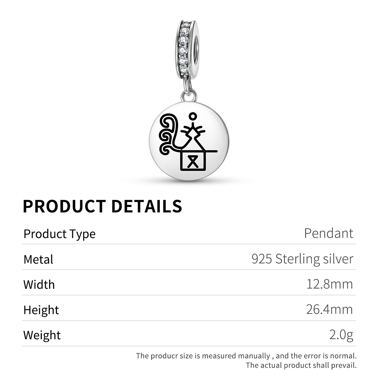 Hedelmällisyyden Jumala Sami Symbols Pendant Dangle Charm
