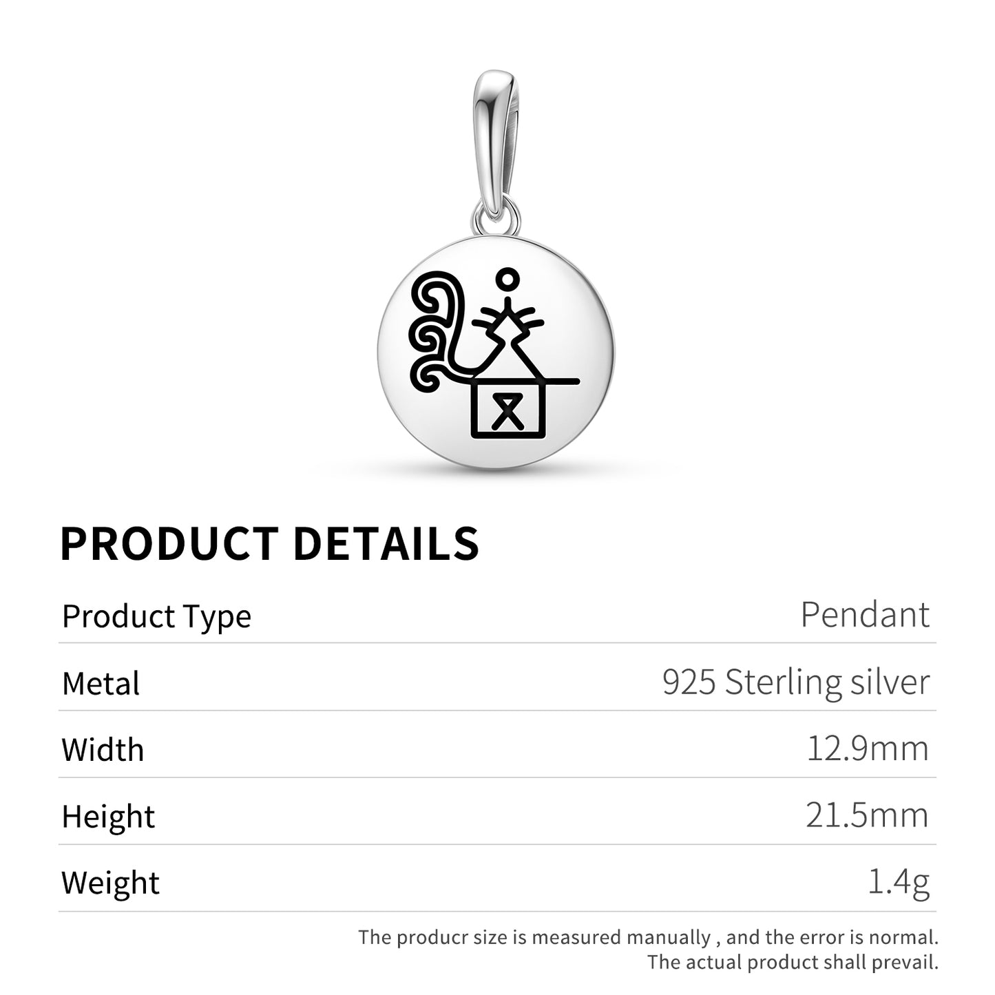 Hedelmällisyyden Jumala Sami Symbols Pendant Dangle Charm