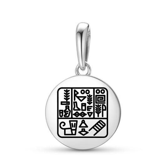 Cuneiform alphabet Sumerian Symbols Pendant Dangle Charm
