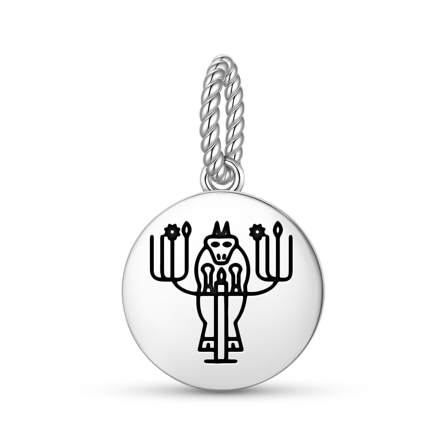Ram in the Thicket Sumerian Symbols Pendant Dangle Charm