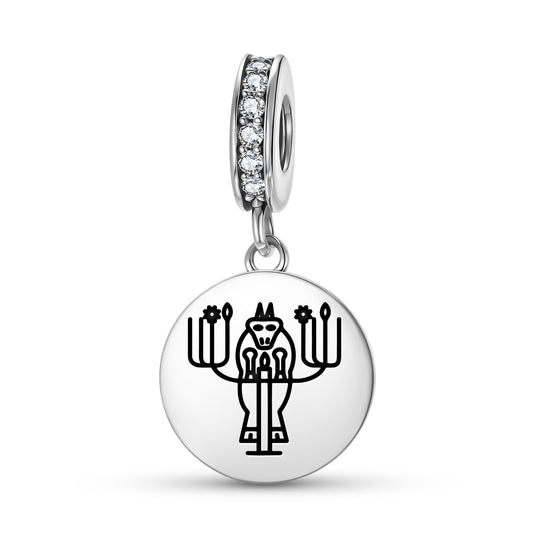 Ram in the Thicket Sumerian Symbols Pendant Dangle Charm