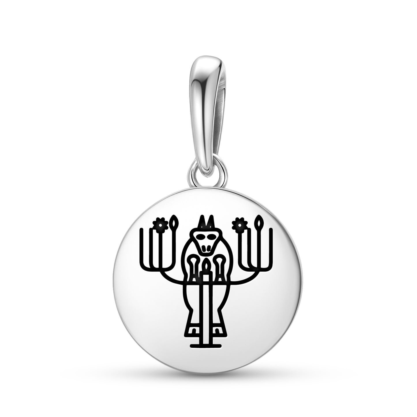 Ram in the Thicket Sumerian Symbols Pendant Dangle Charm