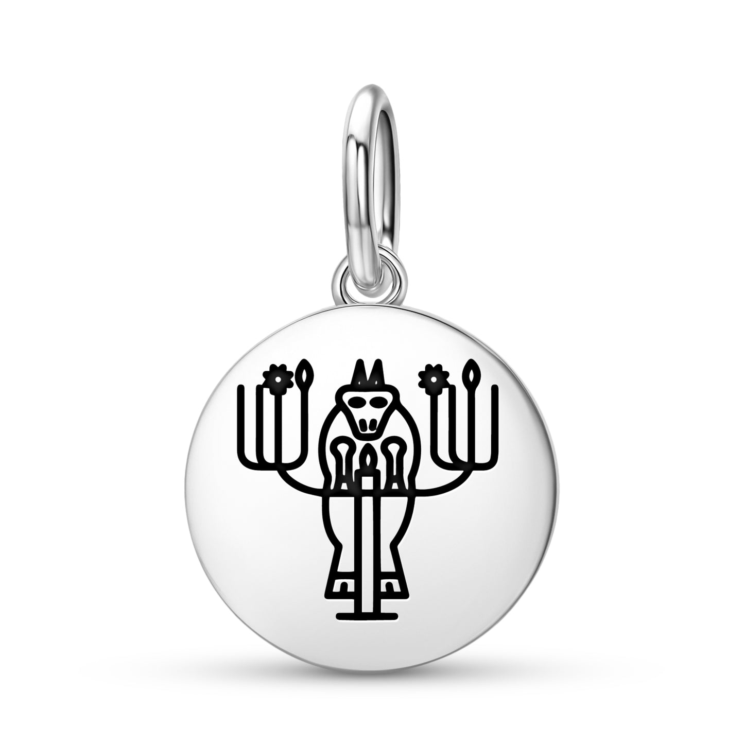 Ram in the Thicket Sumerian Symbols Pendant Dangle Charm