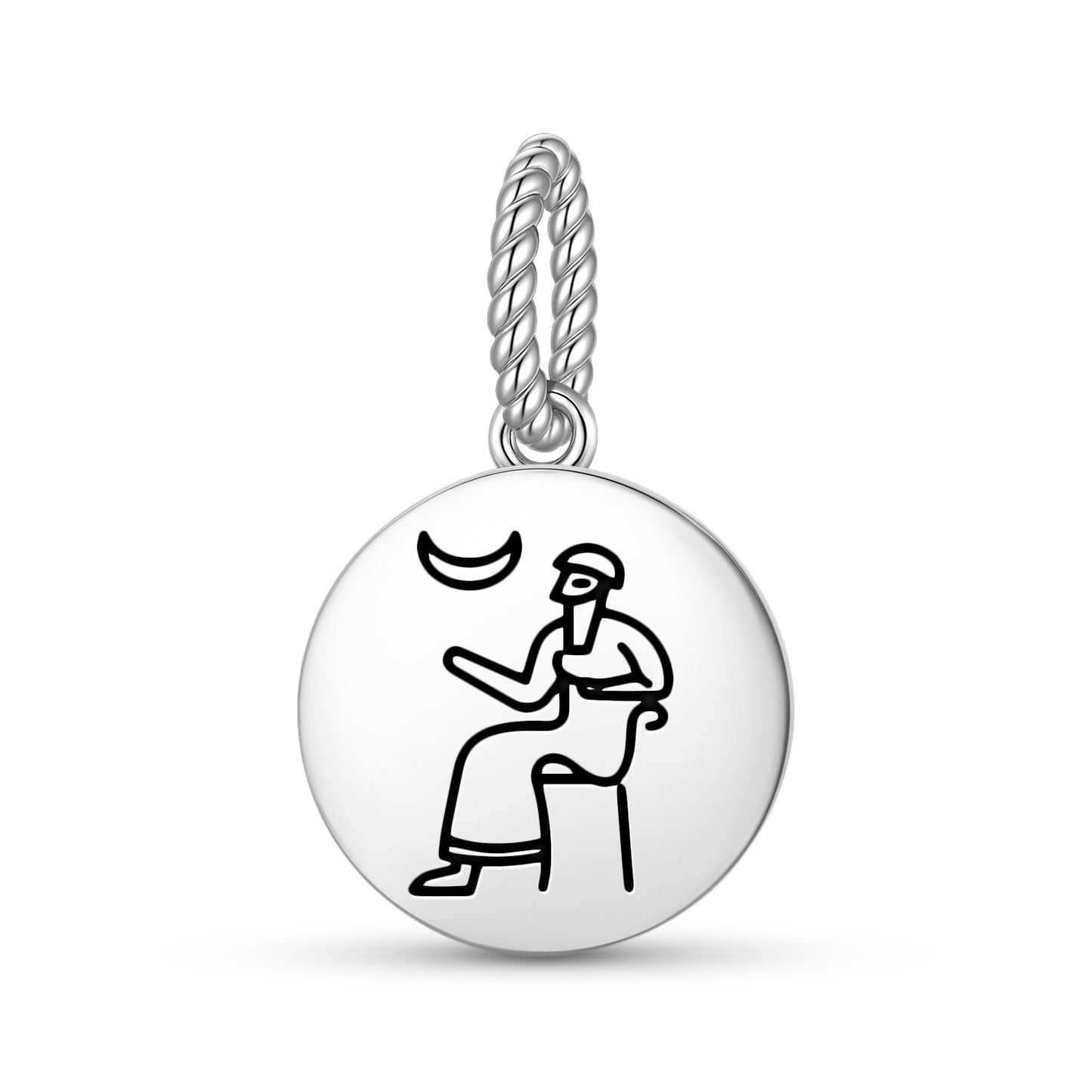 Nannar Nanna Sumerian Symbols Pendant Dangle Charm