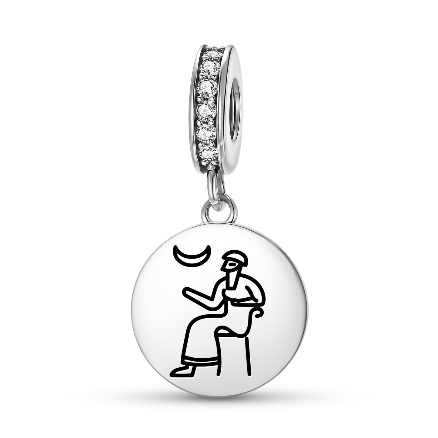 Nannar Nanna Sumerian Symbols Pendant Dangle Charm