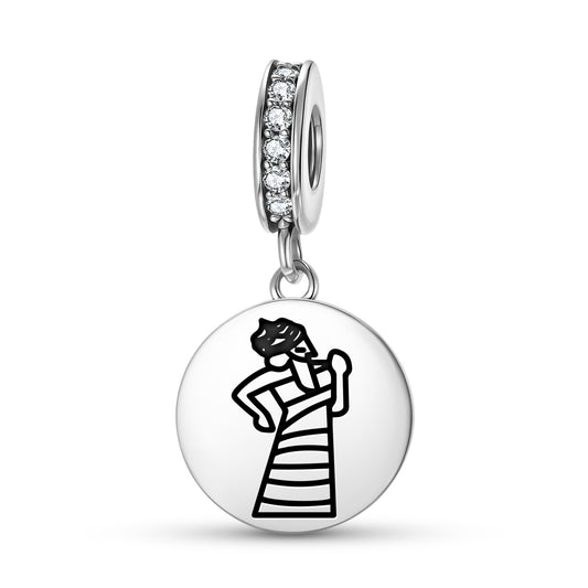 Ningishzida Sumerian Symbols Pendant Dangle Charm