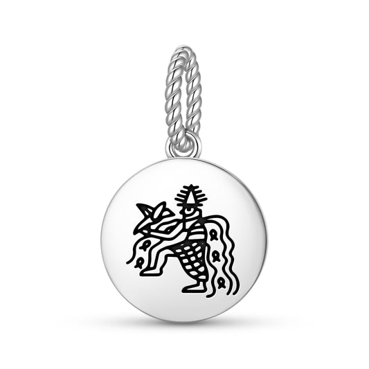 Enki Ea Sumerian Symbols Pendant Dangle Charm