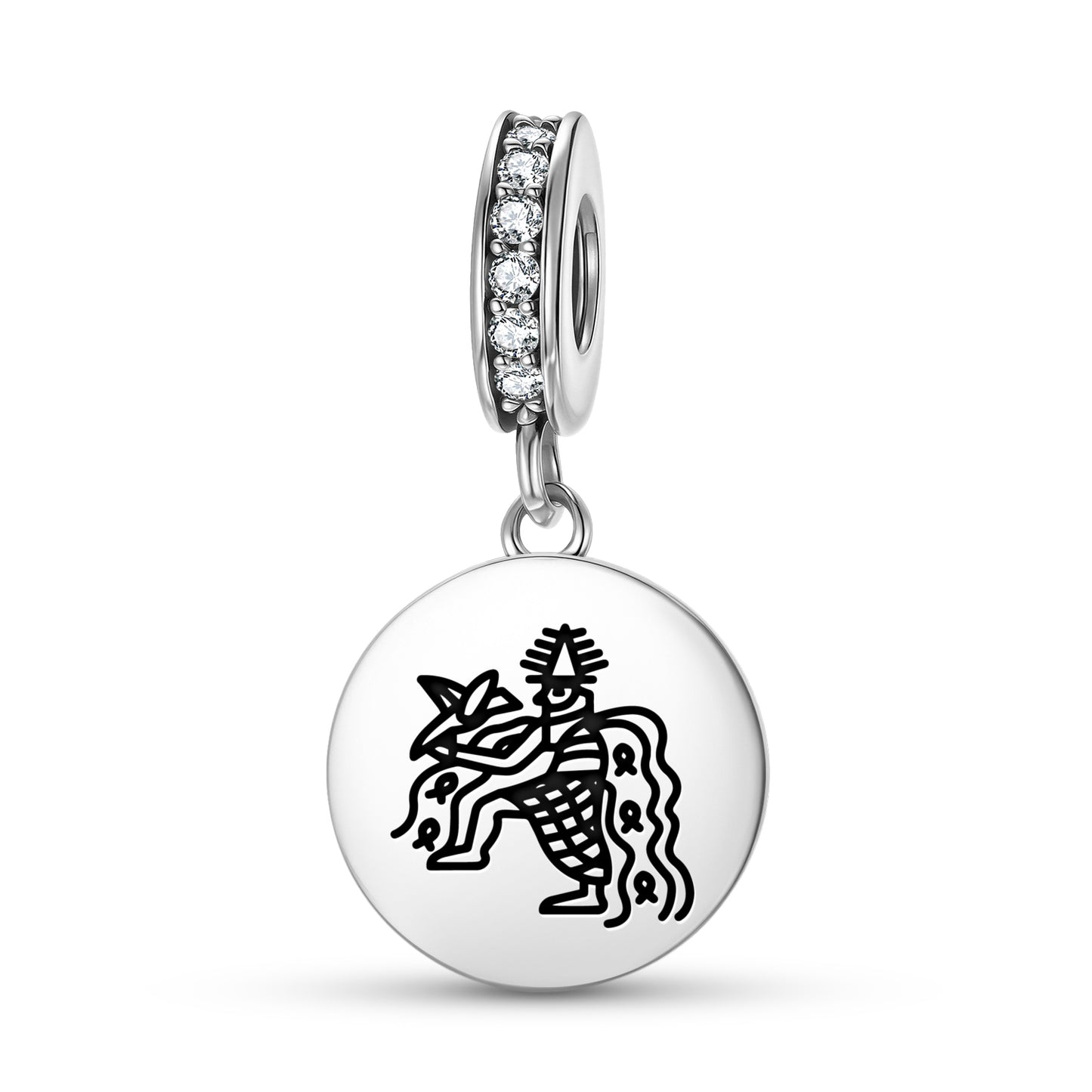 Enki Ea Sumerian Symbols Pendant Dangle Charm