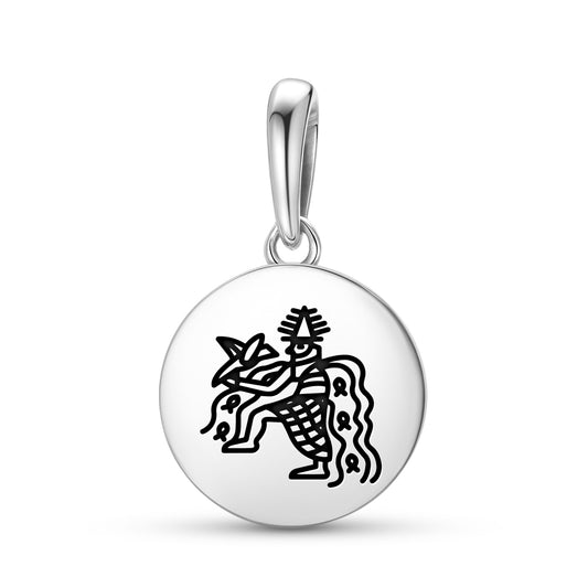 Enki Ea Sumerian Symbols Pendant Dangle Charm