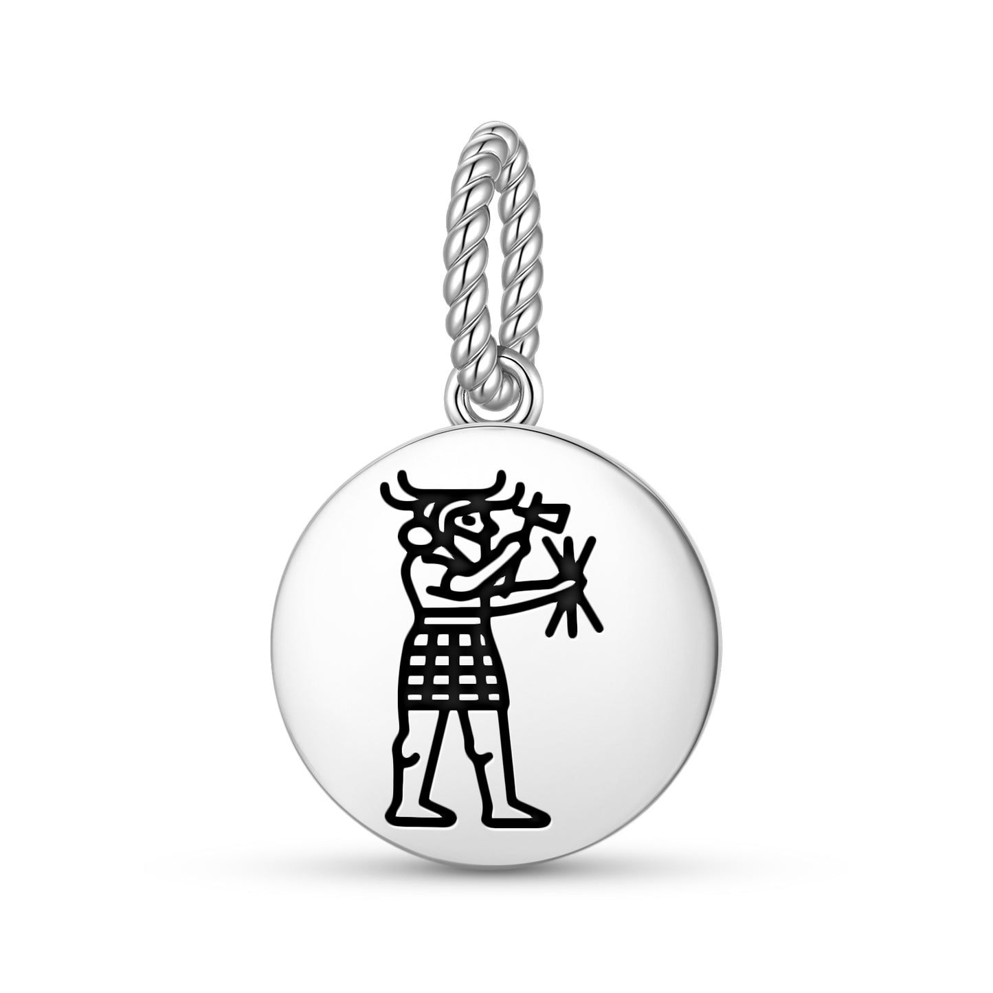 Ishkur Sumerian Symbols Pendant Dangle Charm