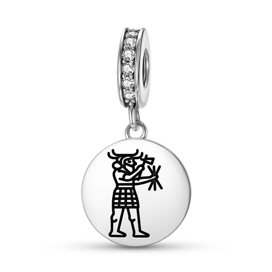 Ishkur Sumerian Symbols Pendant Dangle Charm