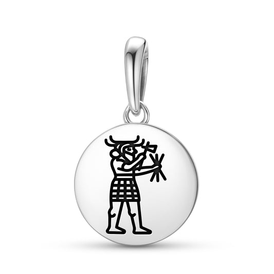 Ishkur Sumerian Symbols Pendant Dangle Charm