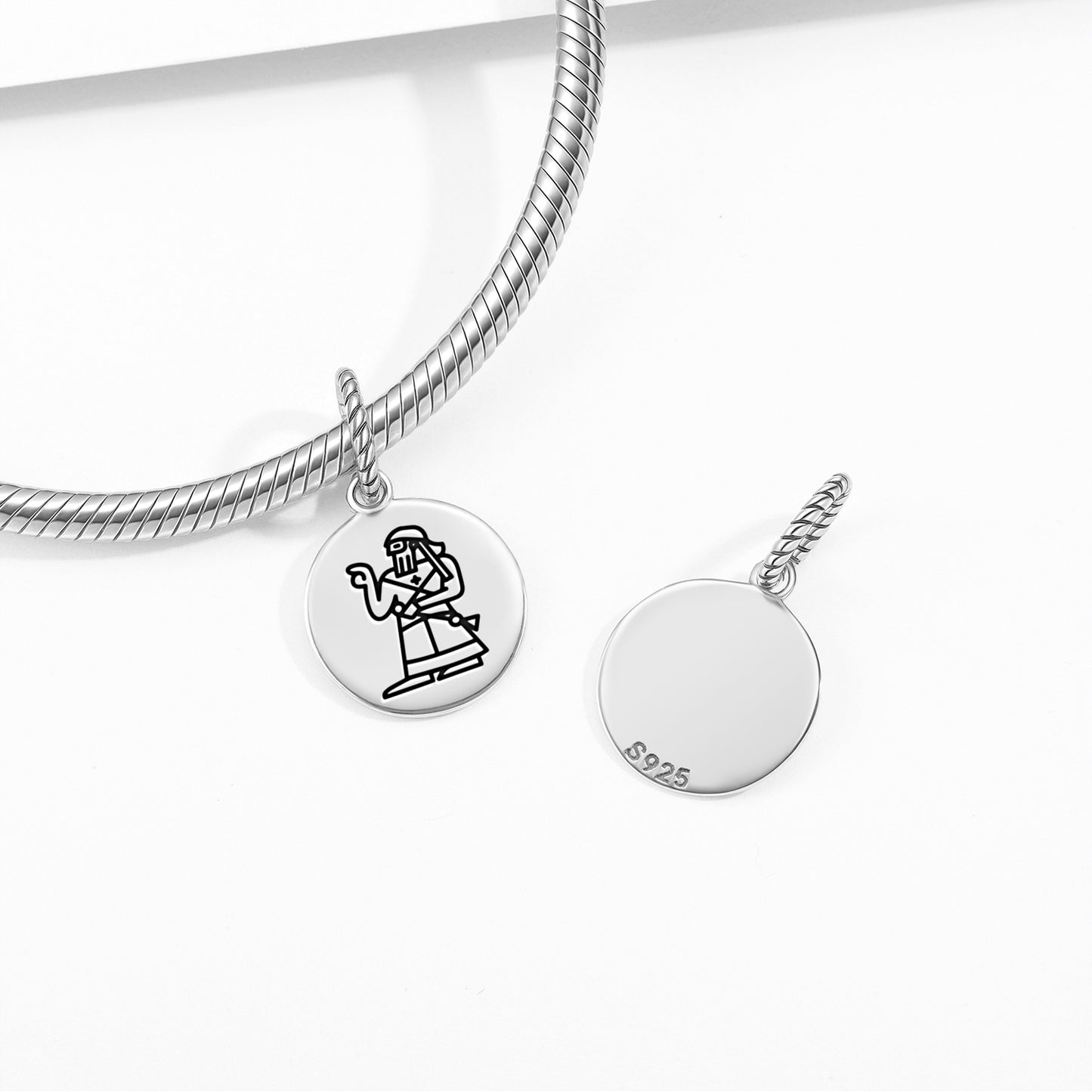 An Anu Anum Sumerian Symbols Pendant Dangle Charm