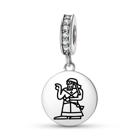An Anu Anum Sumerian Symbols Pendant Dangle Charm