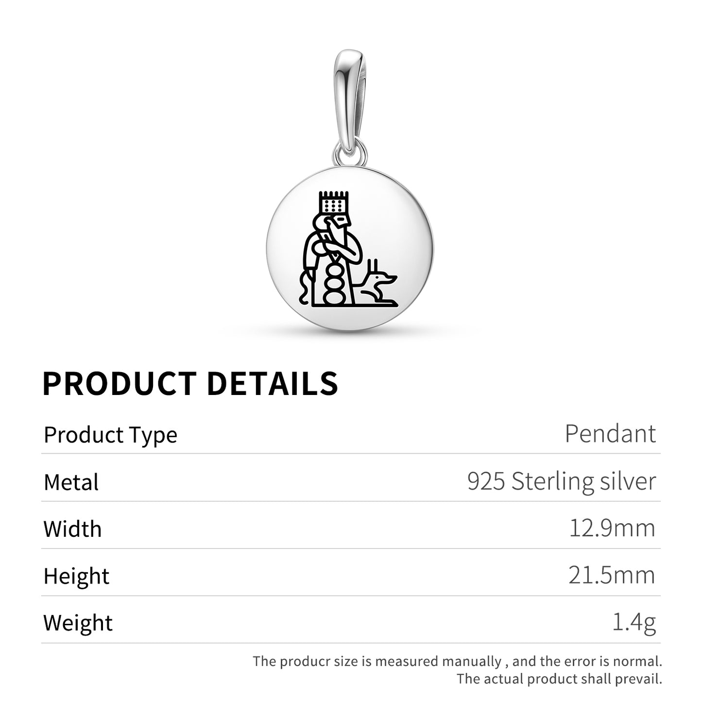 Marduk Sumerian Symbols Pendant Dangle Charm