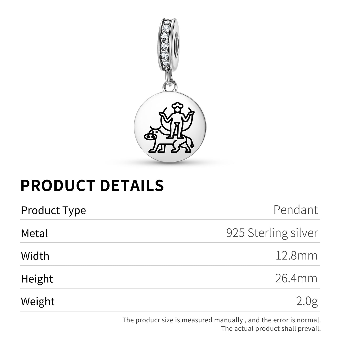 Shala Sumerian Symbols Pendant Dangle Charm