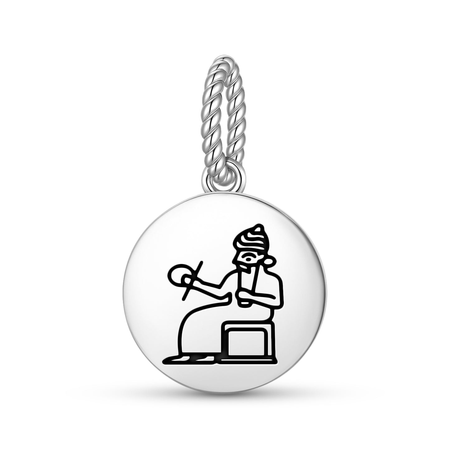 Shamash Sumerian Symbols Pendant Dangle Charm