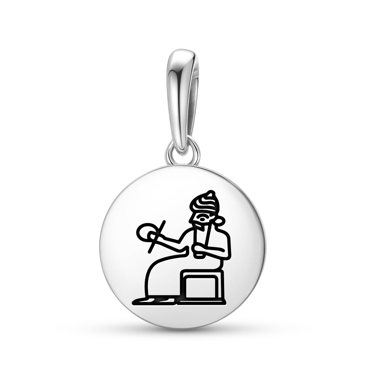 Shamash Sumerian Symbols Pendant Dangle Charm