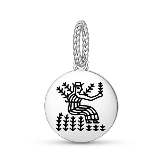 Ashnan Ezina Sumerian Symbols Pendant Dangle Charm