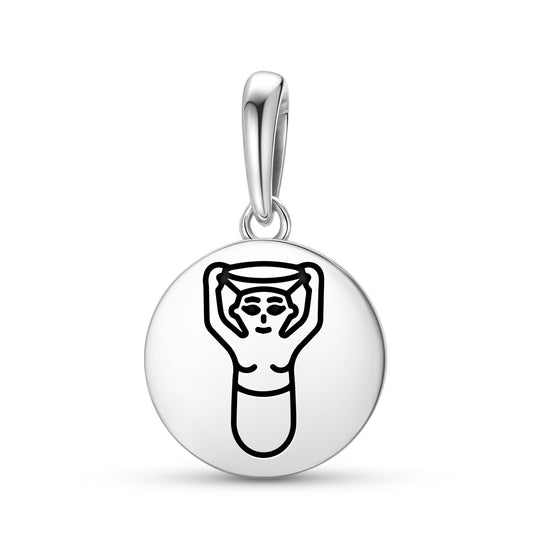 Ninkasi Kurunnītu Sumerian Symbols Pendant Dangle Charm