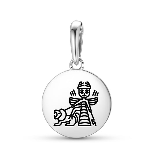 Inanna Ishtar Sumerian Symbols Pendant Dangle Charm