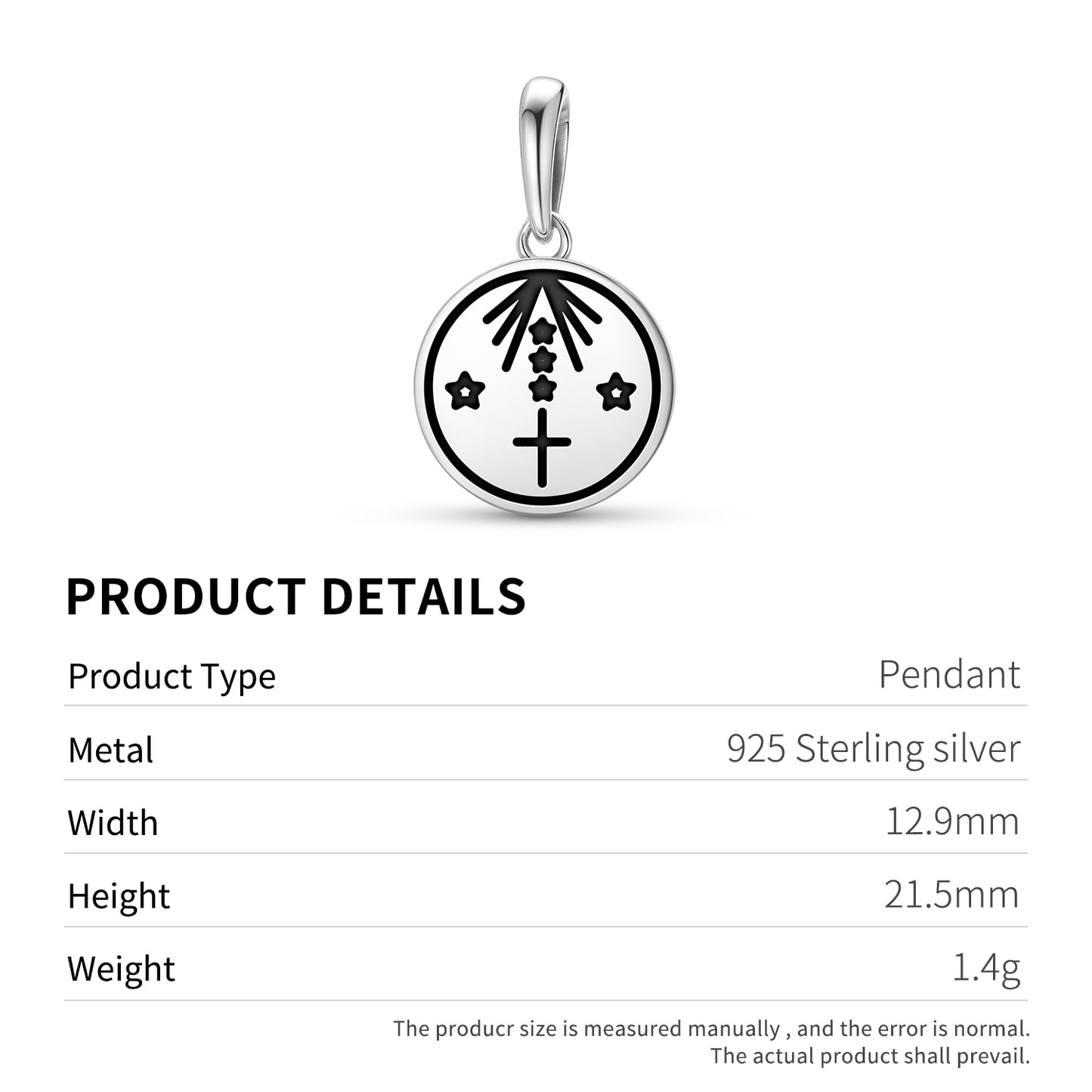 Obatala Central America Symbols Pendant Dangle Charm