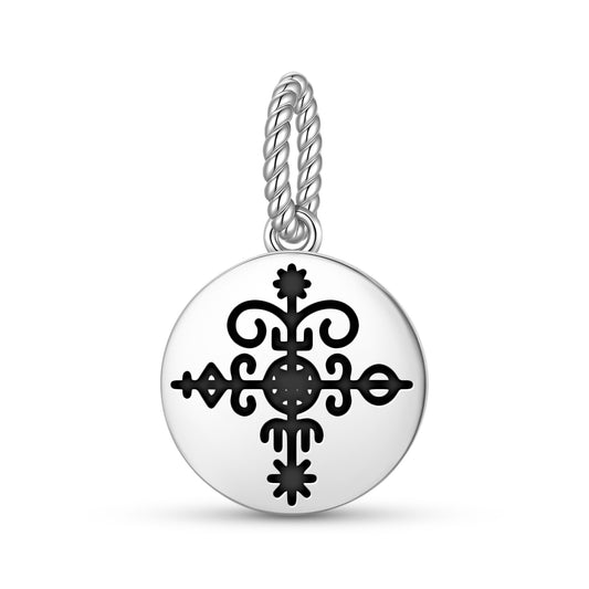 Simbi Ganga Central America Symbols Pendant Dangle Charm
