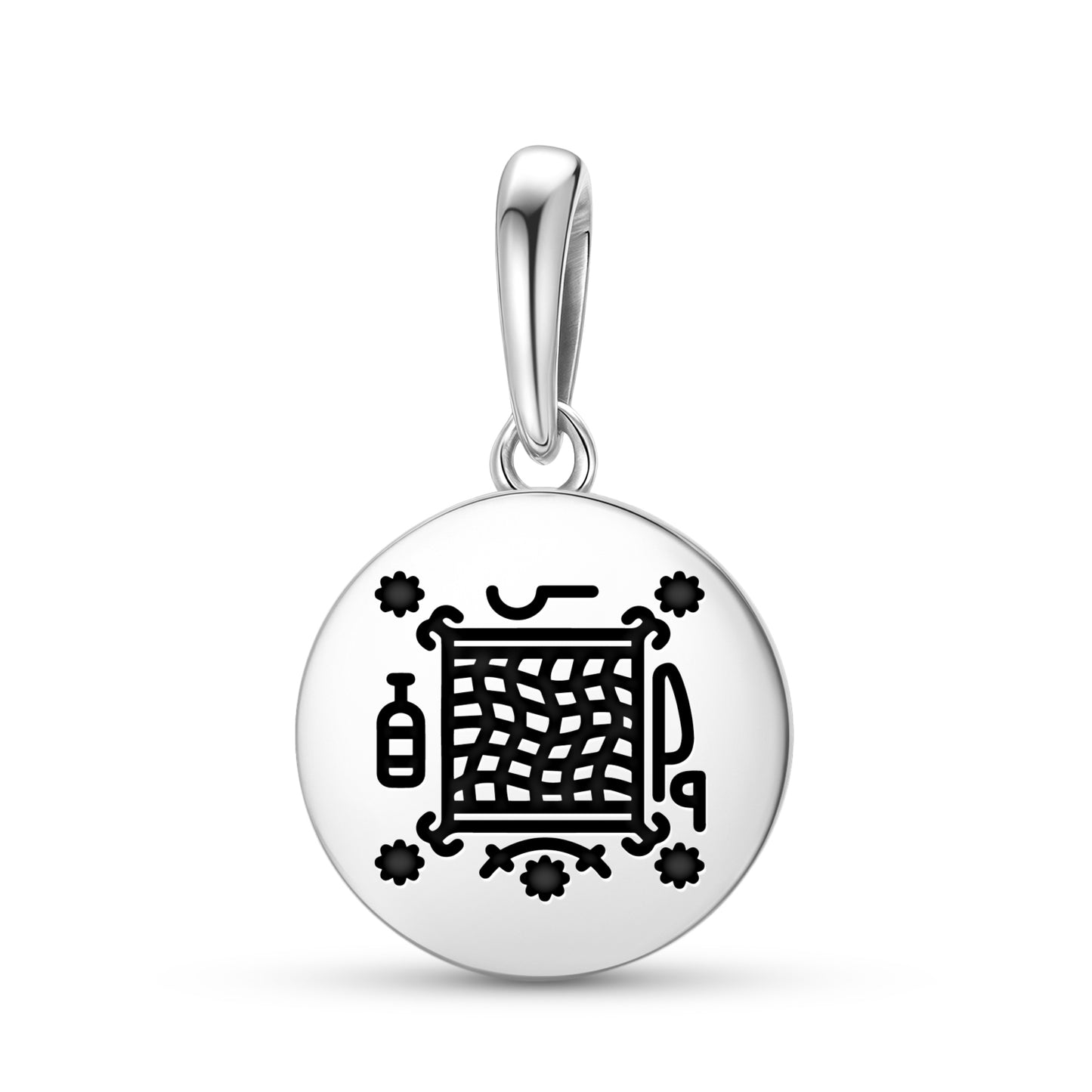 Papa Azaka Central America Symbols Pendant Dangle Charm
