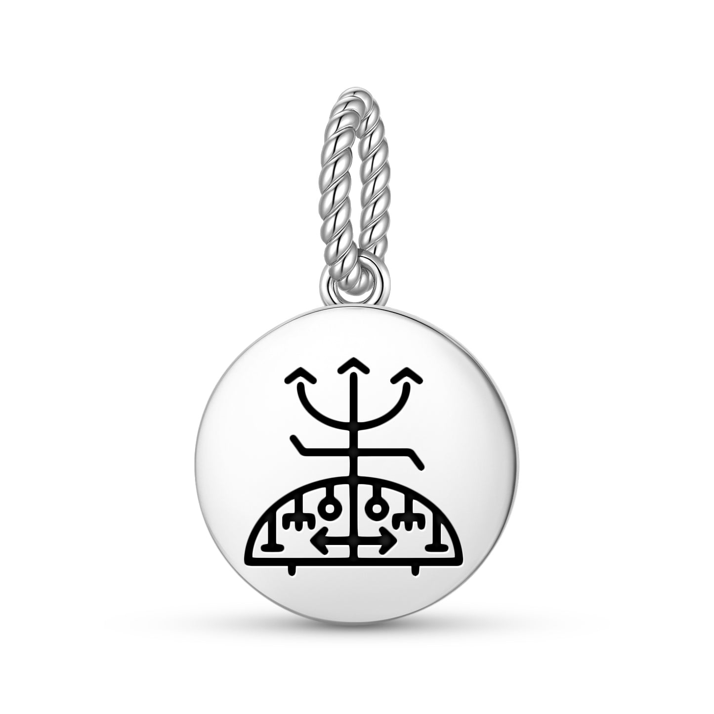 Eshu Ogun Central America Symbols Pendant Dangle Charm