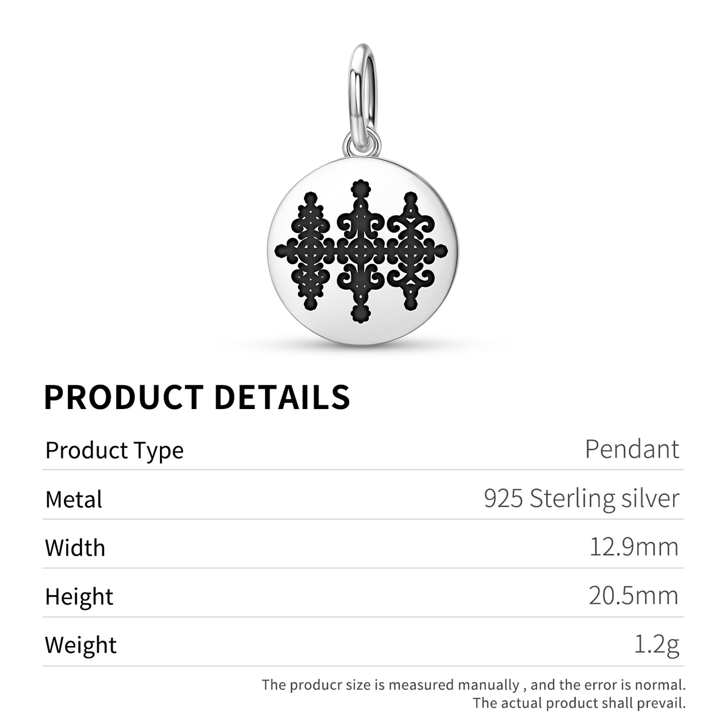 Marassa Central America Symbols Pendant Dangle Charm