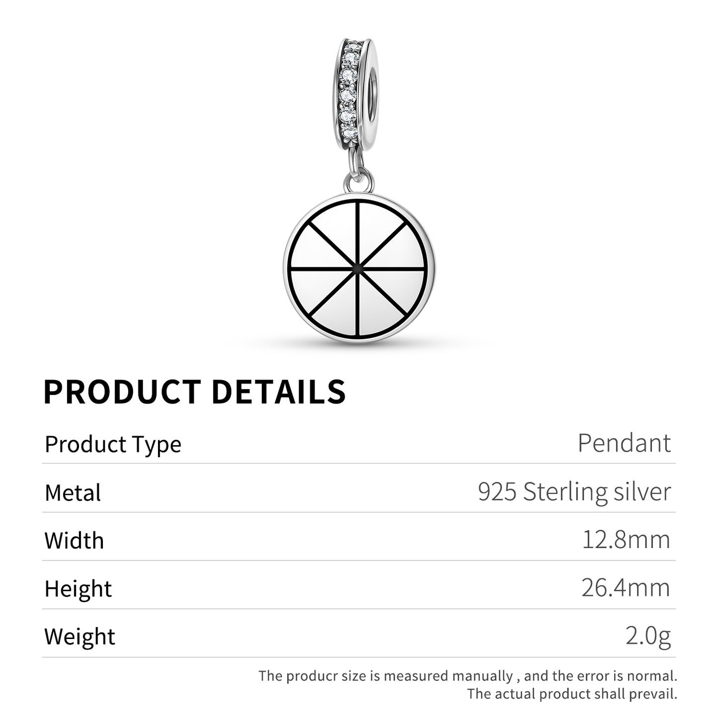 Spirit Wicca Symbols Pendant Dangle Charm