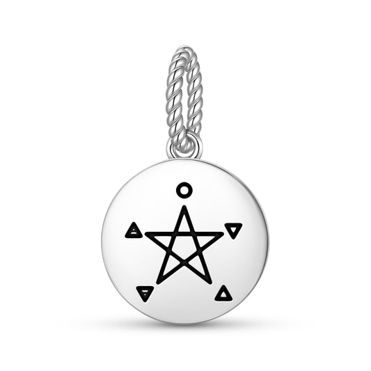 The Five Elements Wicca Symbols Pendant Dangle Charm