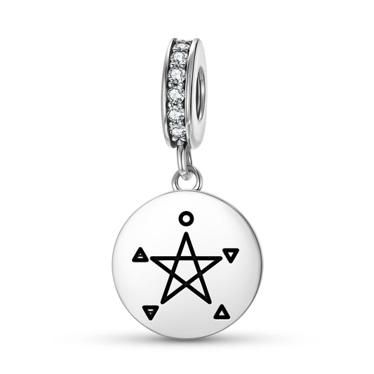 The Five Elements Wicca Symbols Pendant Dangle Charm