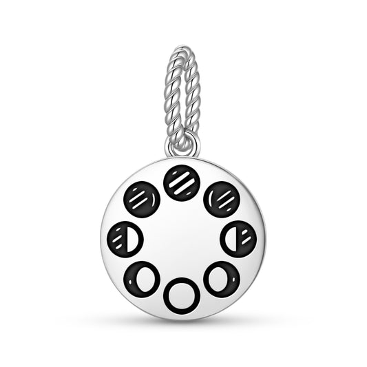 Moon Phases Wicca Symbols Pendant Dangle Charm