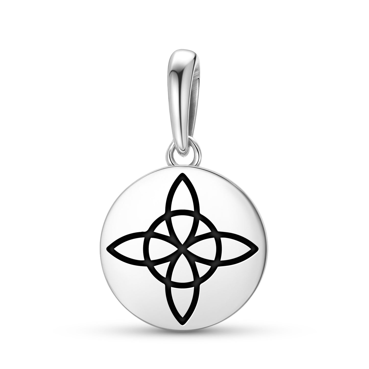 The Witch's Knot Wicca Symbols Pendant Dangle Charm