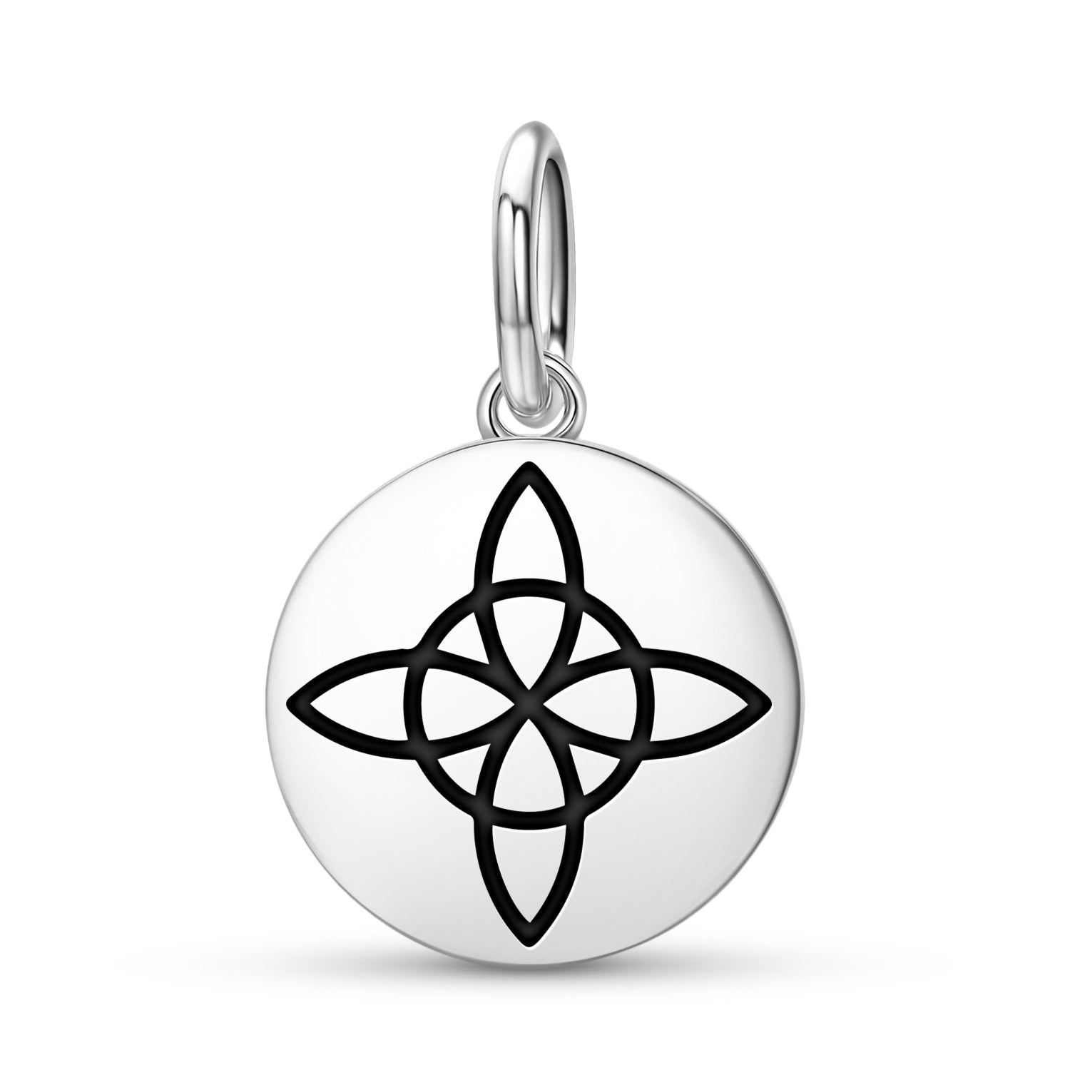 The Witch's Knot Wicca Symbols Pendant Dangle Charm