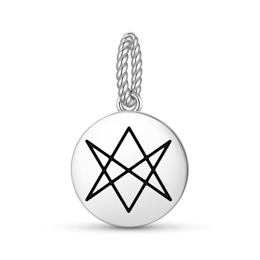 Hexagram Unicursal Wicca Symbols Pendant Dangle Charm