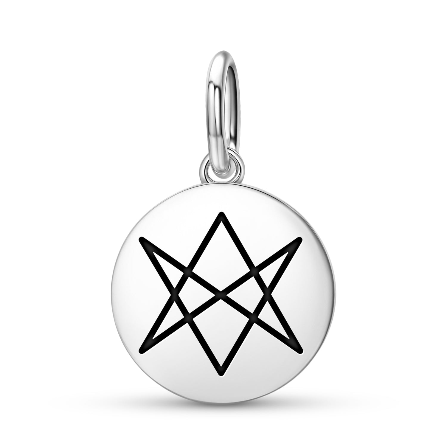 Hexagram Unicursal Wicca Symbols Pendant Dangle Charm