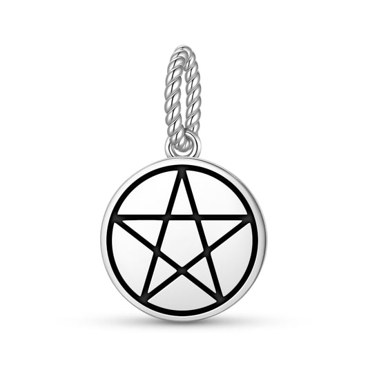 Pentacle Wicca Symbols Pendant Dangle Charm