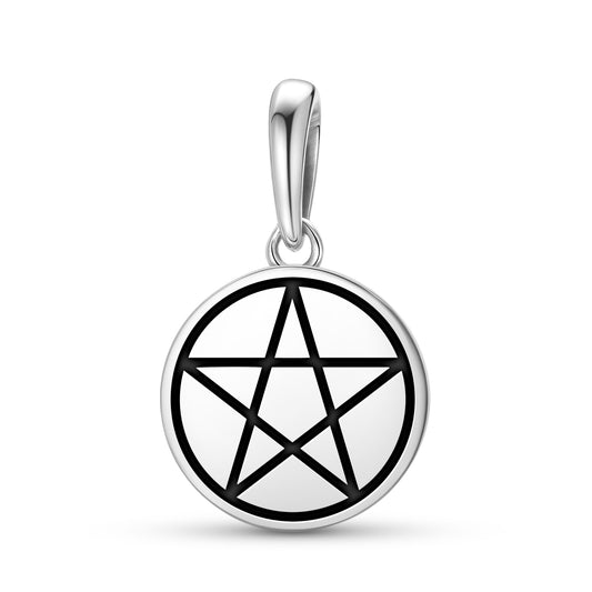 Pentacle Wicca Symbols Pendant Dangle Charm
