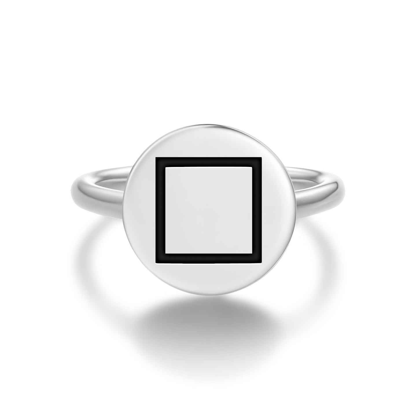 Squares Astrology Symbols Adjustable Open Ring