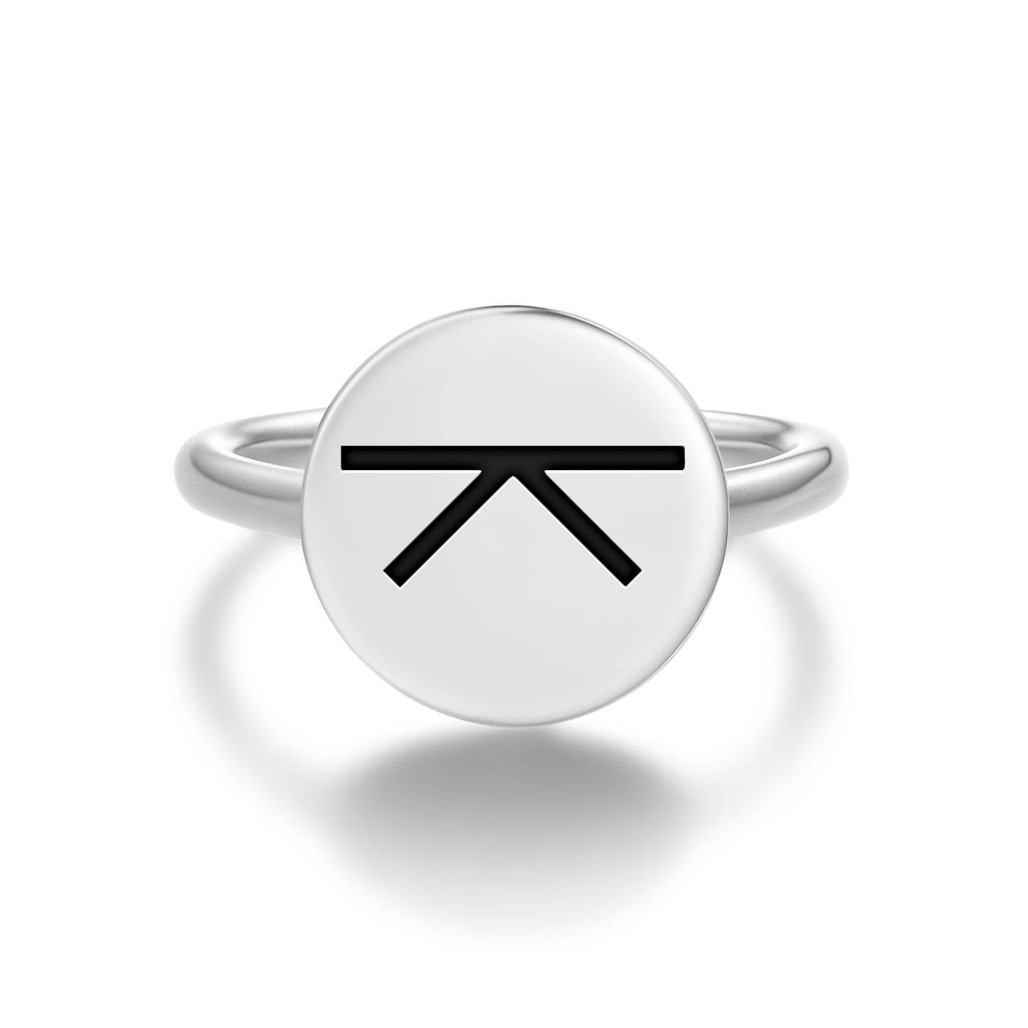 Inconjunctions Astrology Symbols Adjustable Open Ring