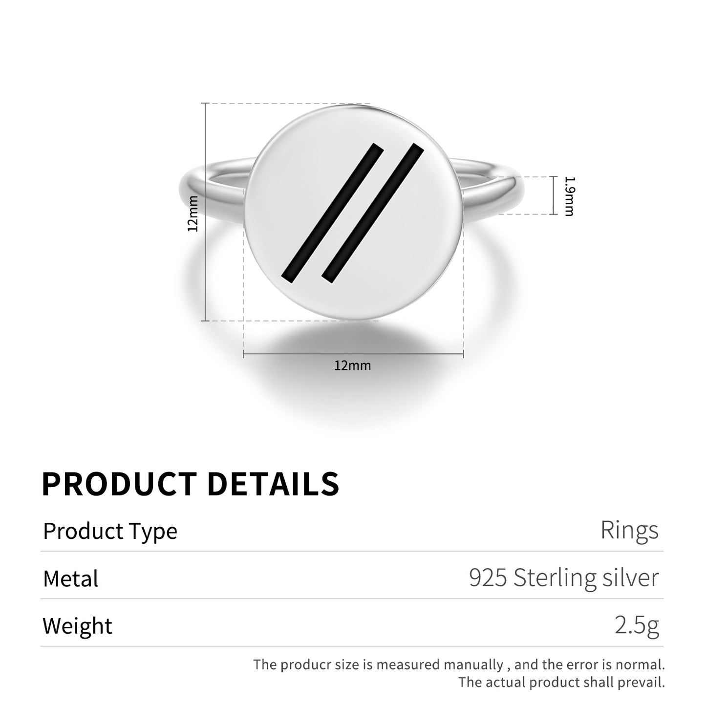 Parallels Astrology Symbols Adjustable Open Ring