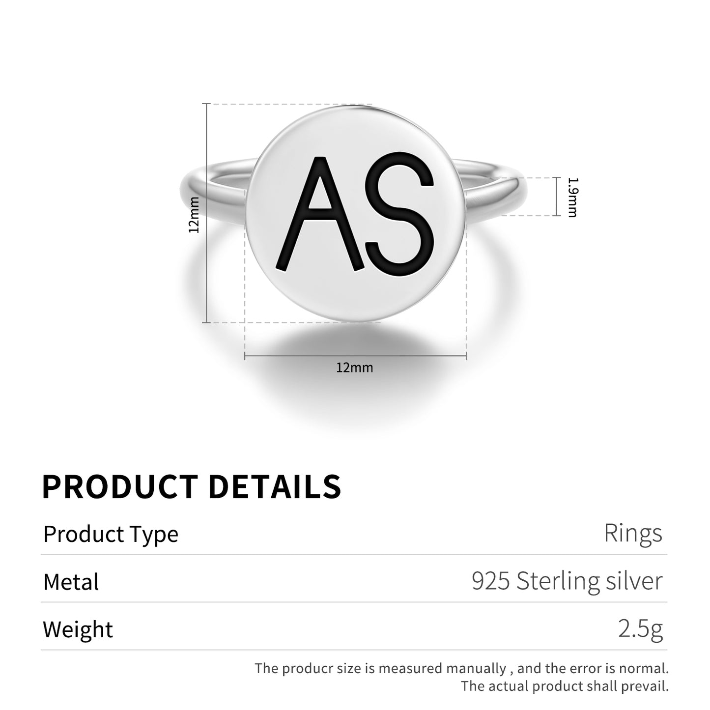 Ascendant Astrology Symbols Adjustable Open Ring