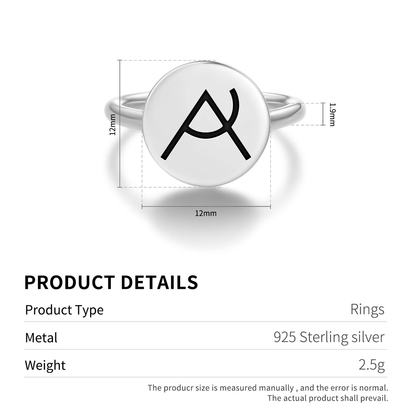 Urania Greek Mythology Symbols Adjustable Open Ring