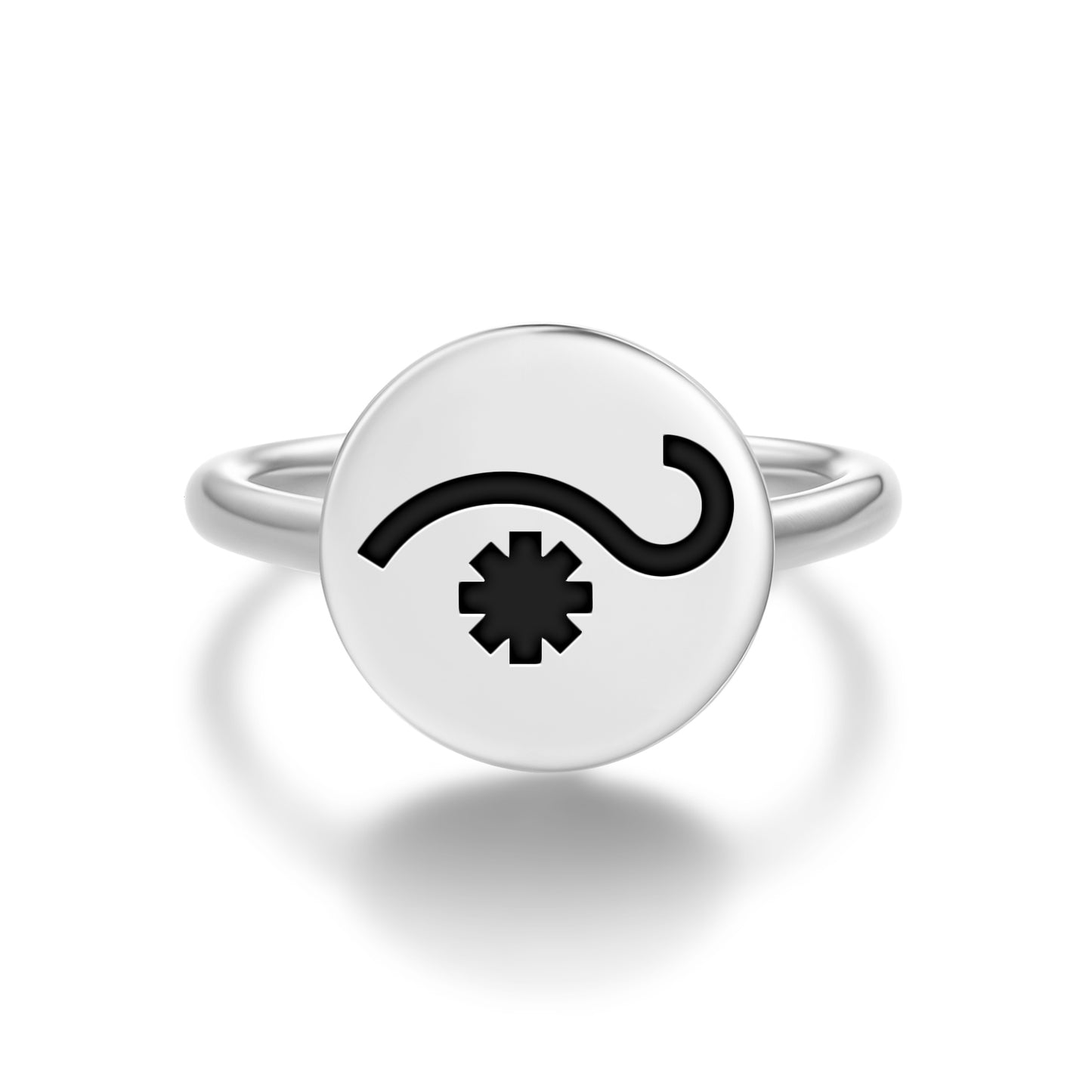 Tethys Greek Mythology Symbols Adjustable Open Ring