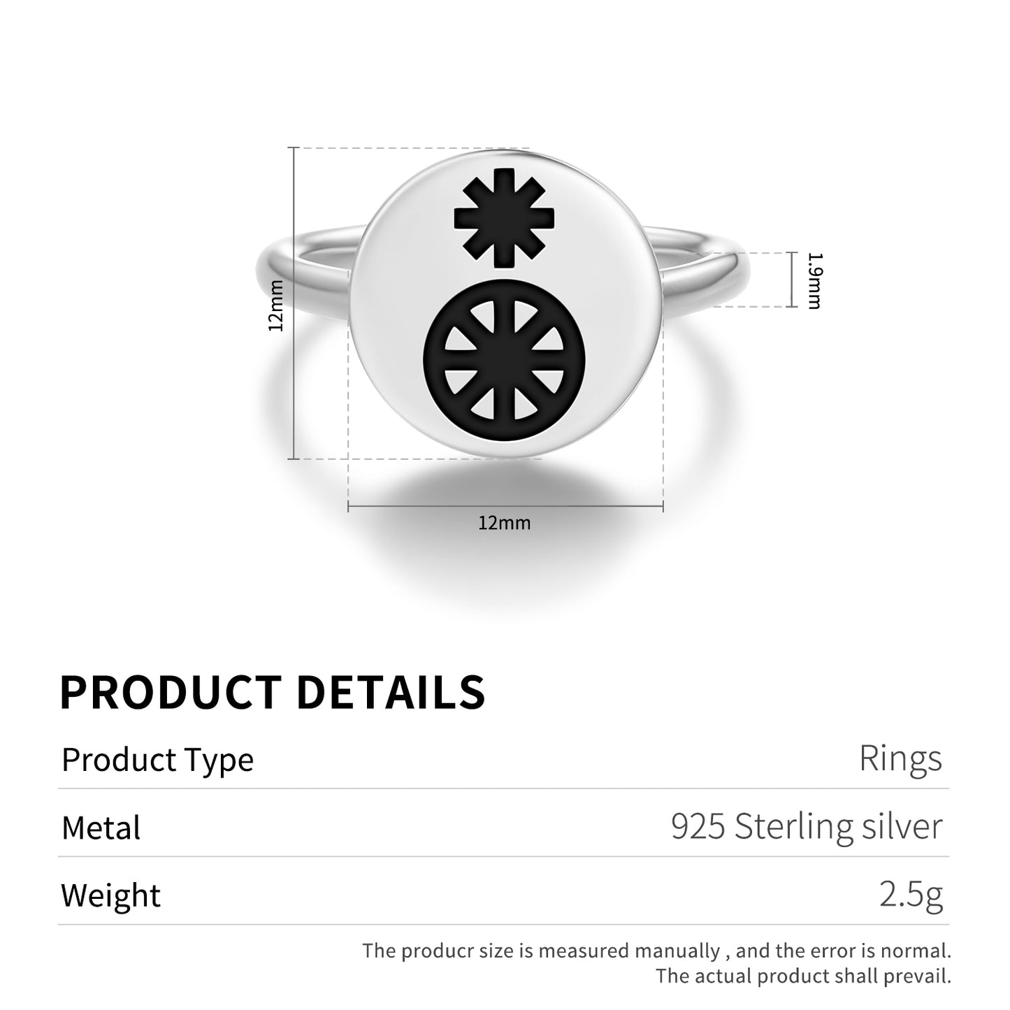 Tyche – Fortuna Greek Mythology Symbols Adjustable Open Ring