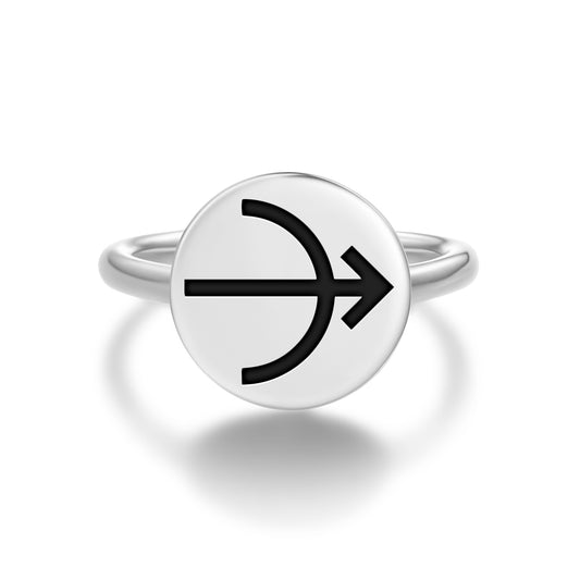 Artemis – Diana Greek Mythology Symbols Adjustable Open Ring