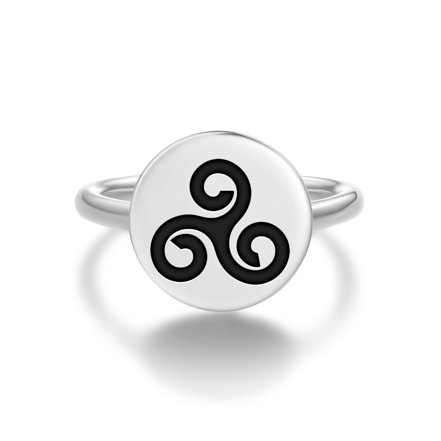Triskeles – Celtic Love Knot Celtic Symbols Adjustable Open Ring