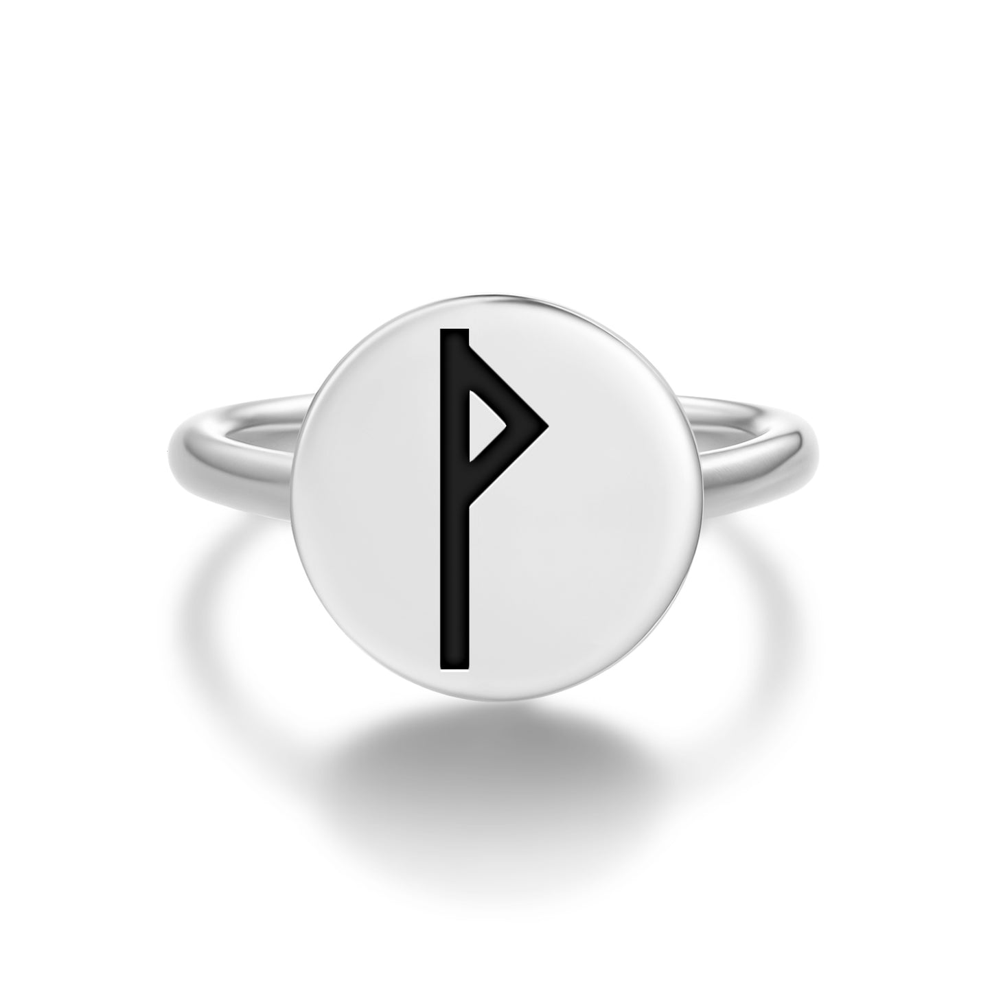 Wunjo Norse Runes Symbols Adjustable Open Ring